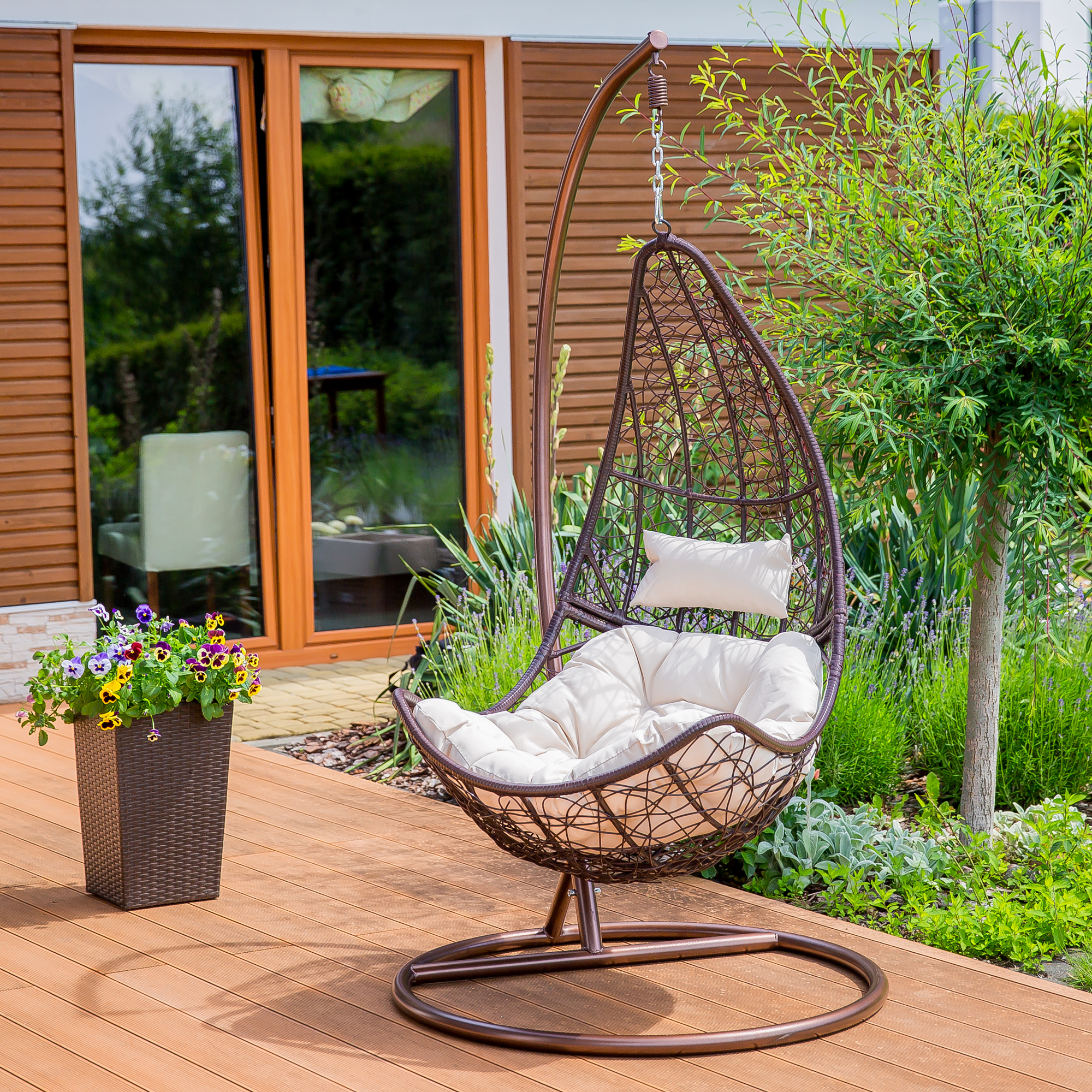 Fotoliu balansoar/suspendat Alfred wenge PATIO